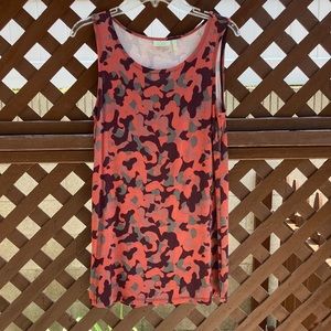 LOGO Lounge Lori Goldstein Camo Tank